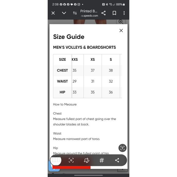 Speedo Navy and Orange Floral Swim Trunks - Picture 16 of 16